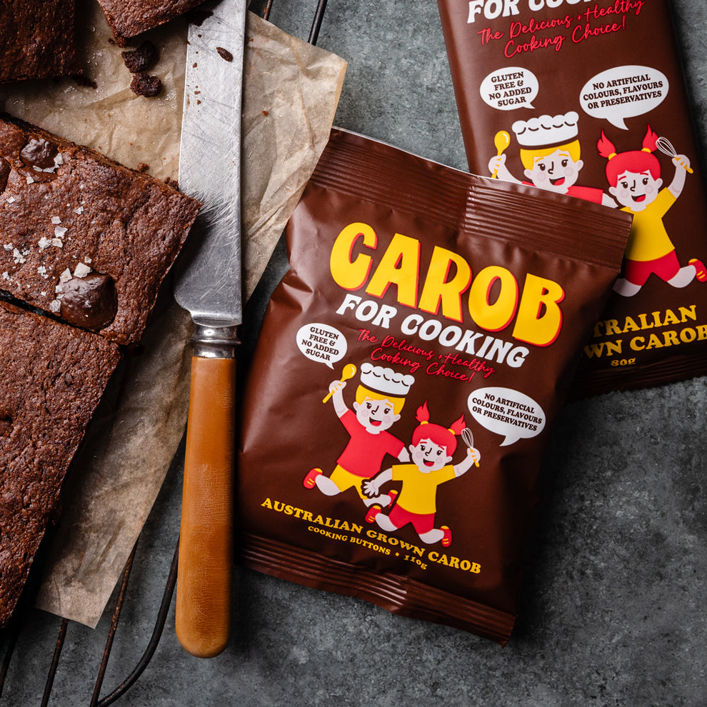 Carob Cooking Buttons • 8 x 110g – Carob for Cooking